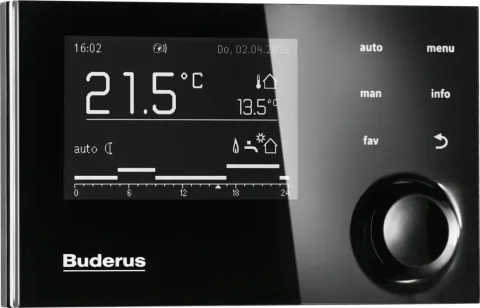 BUDERUS RC310 KUMANDA PANELİ - SİYAH