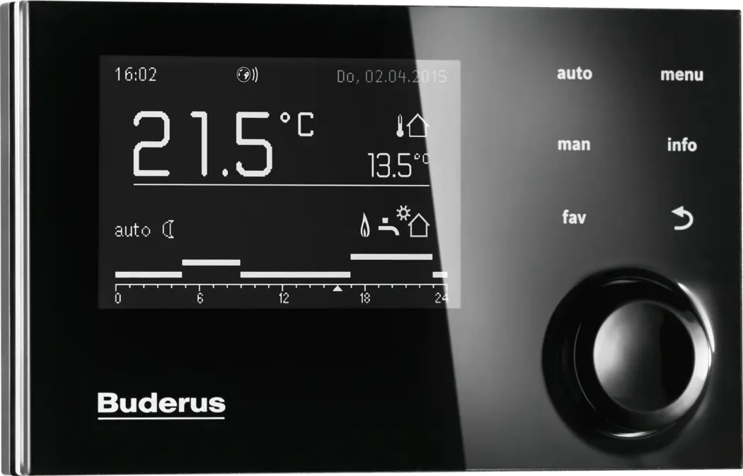 BUDERUS RC310 KUMANDA PANELİ - SİYAH