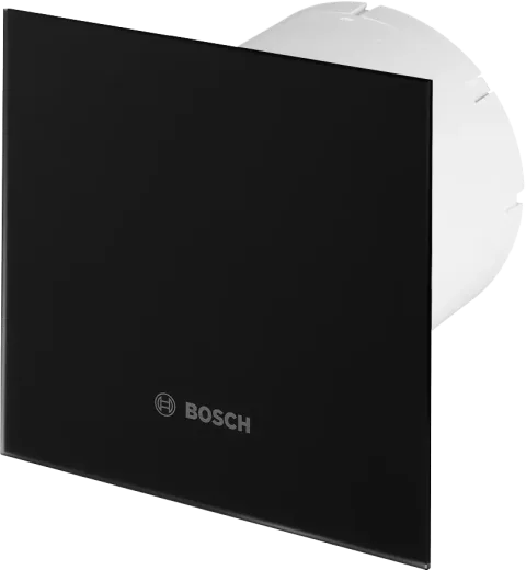BOSCH F1700 WS100 DP100 Duvar Tipi Aksiyal Fan - PARLAK SİYAH CAM DEKORATİF PANEL
