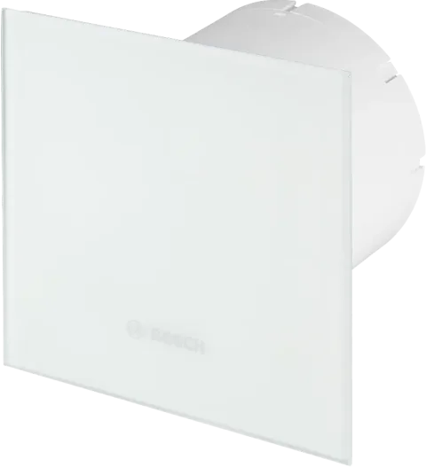 BOSCH F1700 WS125 DP125 Duvar Tipi Aksiyal Fan - MAT BEYAZ CAM DEKORATİF PANEL